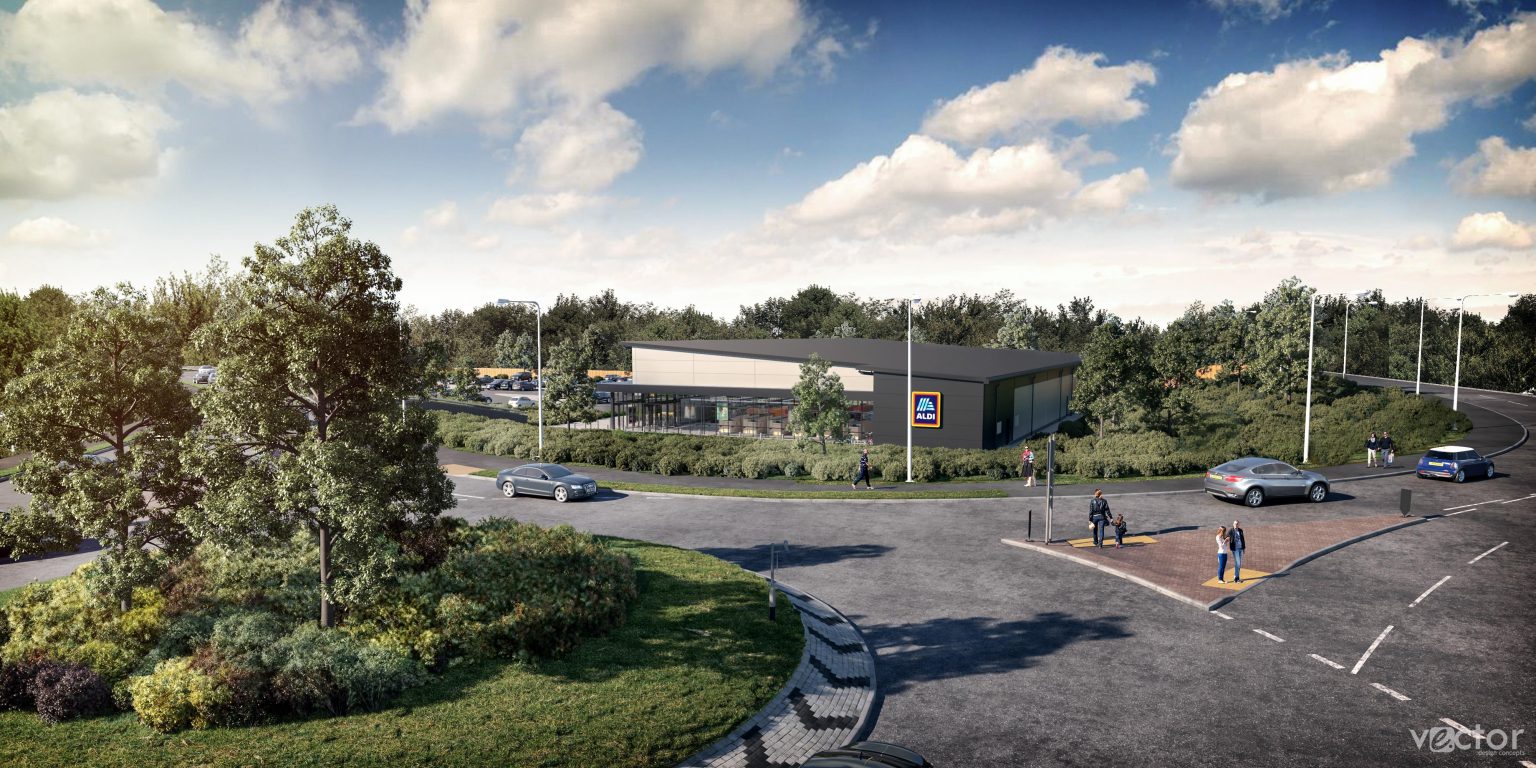 Another Aldi planning approval for THP in the Sawley Region The Harris Partnership